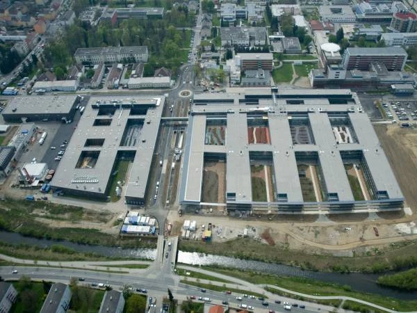 Luftbild des Klinikums